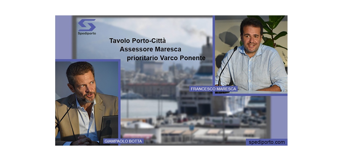05.10.2021 Porto Genova Assessore Maresca, Prioritario Varco Ponente