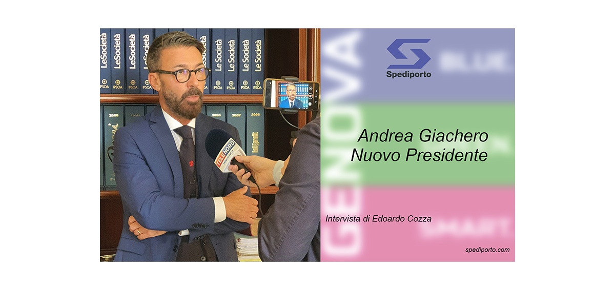 27.05.2022 - Andrea Giachero - Nuovo Presidente della Spediporto. Intervista Telenord