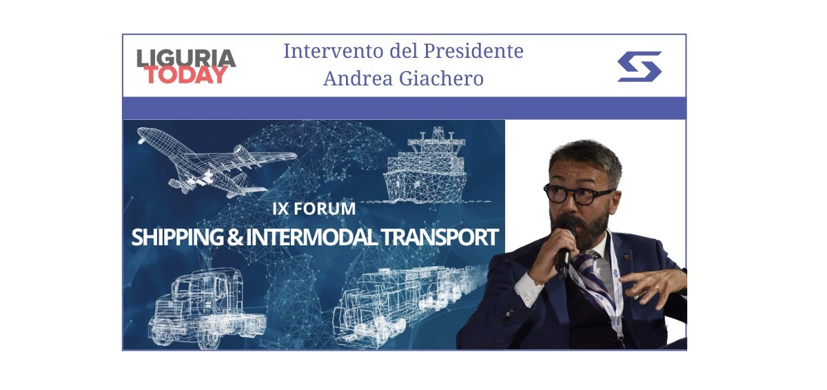 17.12.2022 Andrea Giachero, Presidente Spediporto, Al Forum 'Shipping & Intermodal Transport'