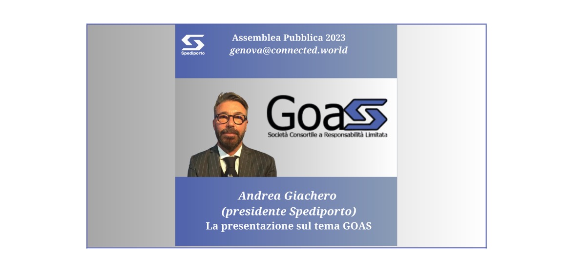 Andrea Giachero presenta con entusiasmo i dettagli del nuovo progetto: consorzio GOAS