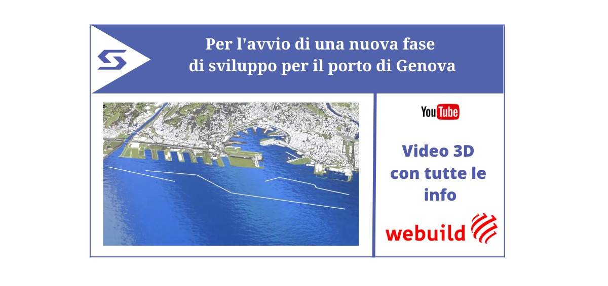 02.05.2023 Video 3D Della Nuova Diga Foranea Di Genova. Fonte Video Ufficiale Webuild