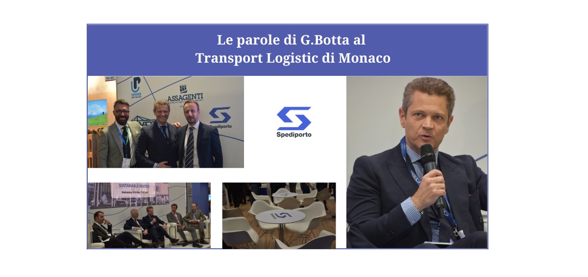 Le parole di Giampaolo Botta al Transport Loogistic di Monaco